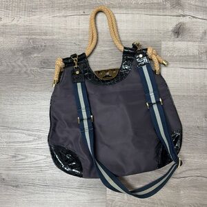 Tory Burch Nylon Hobo and Patent Leather Bag